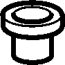 Hansa Stufendichtung 59902272 d= 10 auf d= 8