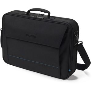 Dicota Laptoptasche Eco Multi Plus TWO, schwarz, wasserabweisend, recyceltes PET, bis 16 Zoll