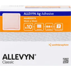 Allevyn Ag Adh. 10x10cm 10 ST