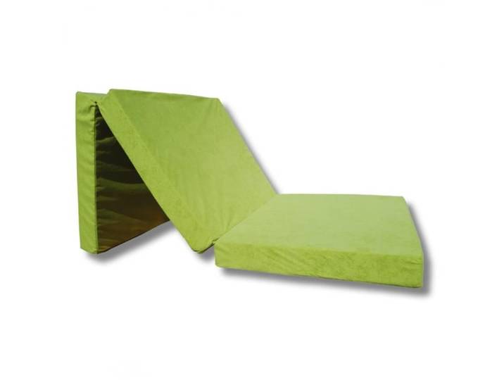Matelas lit futon pliable pliant - NATALIA SPZOO - pomme verte - Mousse polyuréthane - 1 personne