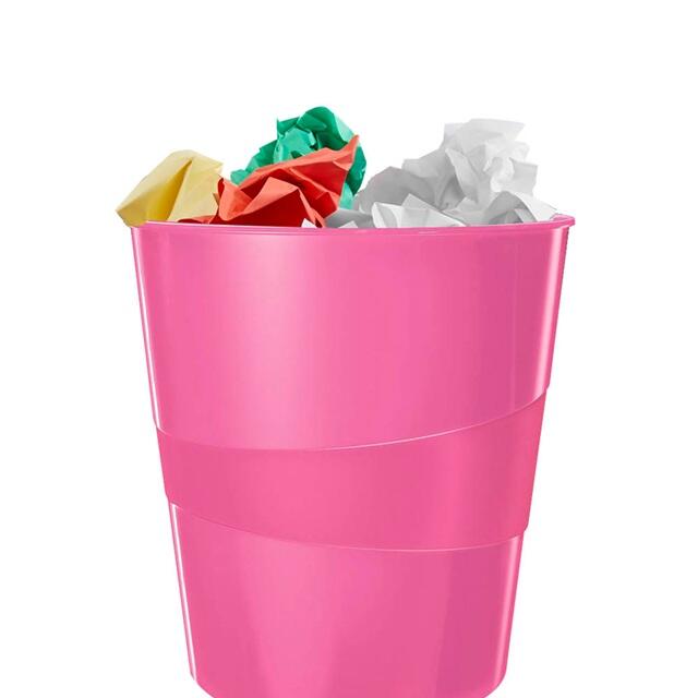 LEITZ Papierkorb WOW Duo Colour 15,0 l pink 52781023