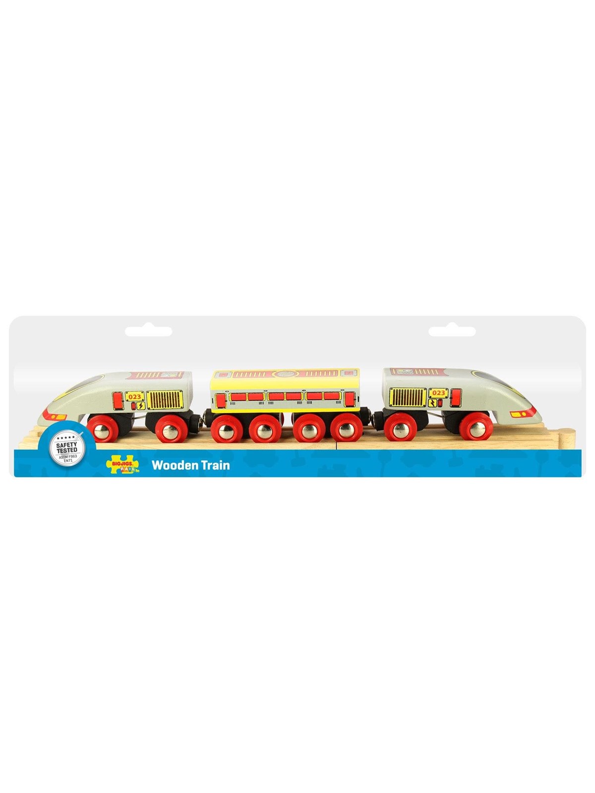 Bigjigs Wooden High Speed Train incl. Rails