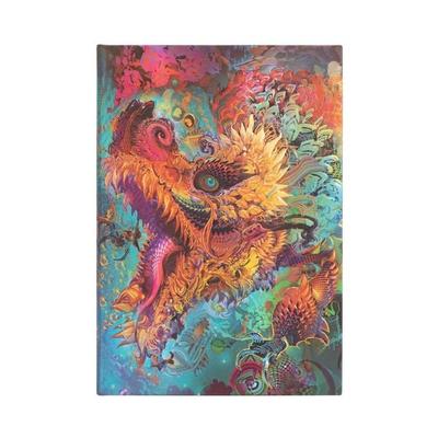 Hardcover Notizbuch Humming Dragon, Midi, Liniert, Gebundene Ausgabe von Paperblanks, Paperblanks, 978-1-4397-8181-4