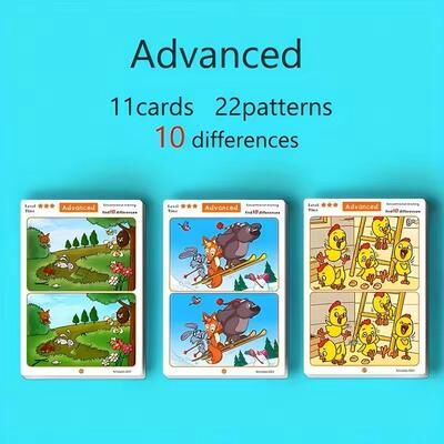 Inspire Select Interactive Training Card Set Observation, Logic & Thinking Skill Development Puzzle Cards For Kids advanced