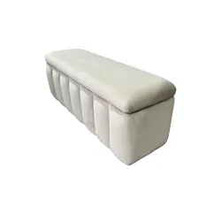 Höffner Selection Bank mit Stauraum  Salima I , beige , Maße (cm): B: 120 H: 45,5 T: 42.0