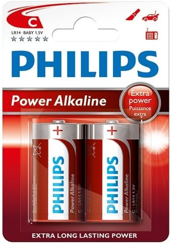 Philips Power C/LR14/MN1400   Pilhas Alcalinas   2 unidades
