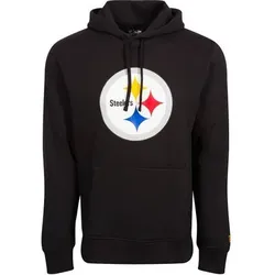 NEW ERA Herren Kapuzensweat Pittsburgh Steelers, Größe XL in Schwarz Schwarz