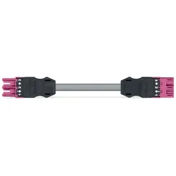 Wago 771-9993/005-407 konfektionierte Verbindungsleitung,Eca,Buchse Stecker,pink 7719993005407