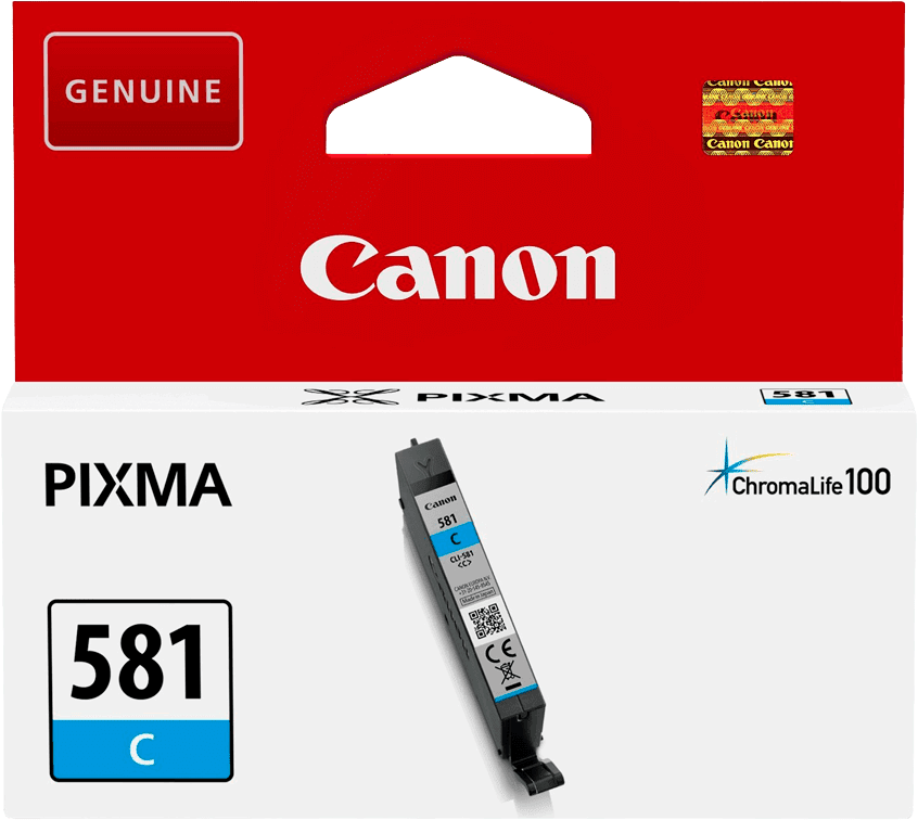 Canon Cli-581c Cyan Original Blækpatron 5 Ml. (2103c001)