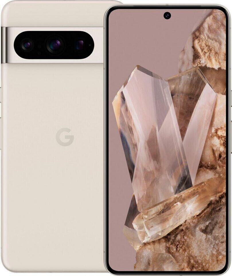 Google Pixel 8 Pro   128 GB   Dual-SIM   Porcelain - Refurbished