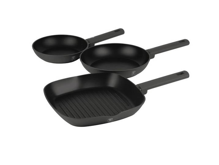 Pfannenset 3 -teilig. Aluminium Anthrazit