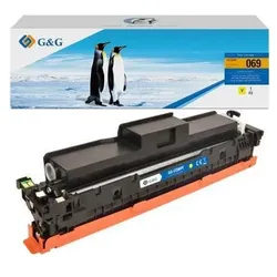 G&G, Toner, Huismerk 069 Toner Alternatief voor Canon 069 Geel (Y)