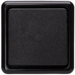 Kopp 513605008 STANDARD-Unischalter (Aus-/Wechselschalter) Farbe:schwarz