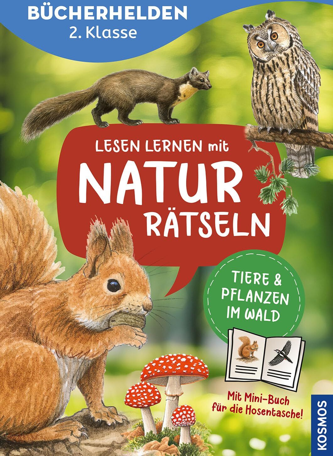 Heike Herrmann - Lesen lernen mit Naturrätseln, Bücherhelden 2. Klasse, Tiere und Pflanzen im Wald: Gut lesen können - Spannende Naturrätsel für Erstleser ab 7 Jahren - lesen, schreiben, rätseln, wissen! - Preis vom 17.10.2026 19:25:27 h