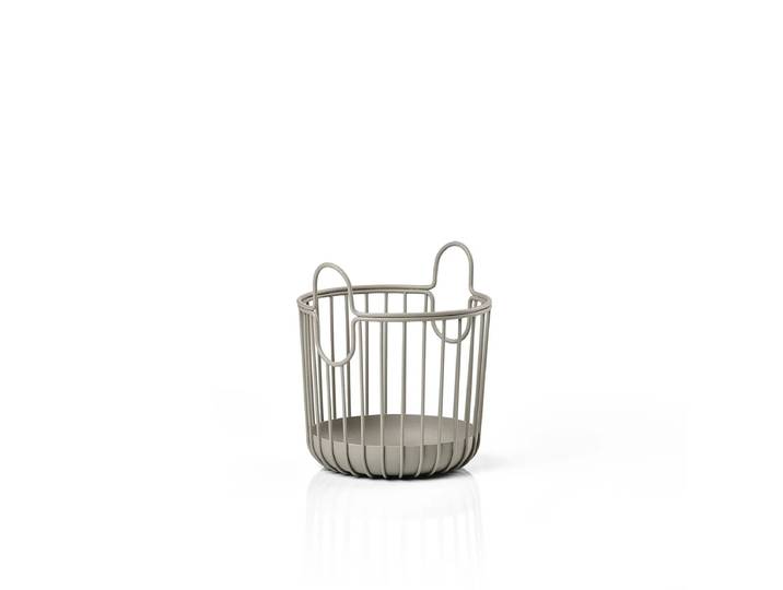 Zone Denmark - Inu Aufbewahrungskorb, Ø 10,5 x H 13,5 cm, taupe