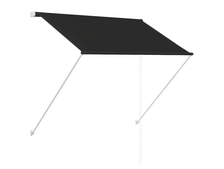 Auvent rétractable 100x150 cm Anthracite extérieur jardin balcon fenêtre auvents décoration de Patio