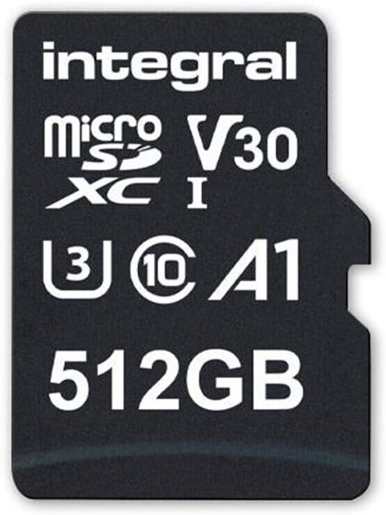 MEMÓRIA MICRO-SD INTEGRAL 512GB 100MB