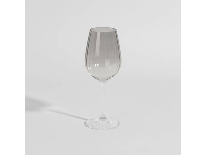 Stielglas aus grauem Glas
