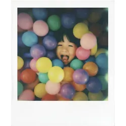 Polaroid Color Film 600, 5x8 Multipack, Sofortbildfilm, Weiss