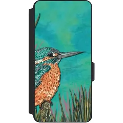 Nivocase Klapphülle für Xiaomi Redmi Note 14 Pro 5G Handyhülle aus Kunst Leder NIVOflip schwarz Malerei (Xiaomi Redmi Note 14 Pro 5G), Smartphone Hülle, Schwarz
