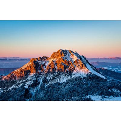 Fototapete PAPERMOON "Schneeberg", bunt, B:2,5m L:1,86m, Vlies, Tapeten