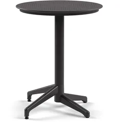 Mod. MOON Bartisch ⌀60 cm Anthrazit Klappbar Outdoor PPL Dehors Restaurant Garten