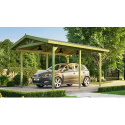 Weka Satteldachcarport 611 (Holzcarport)