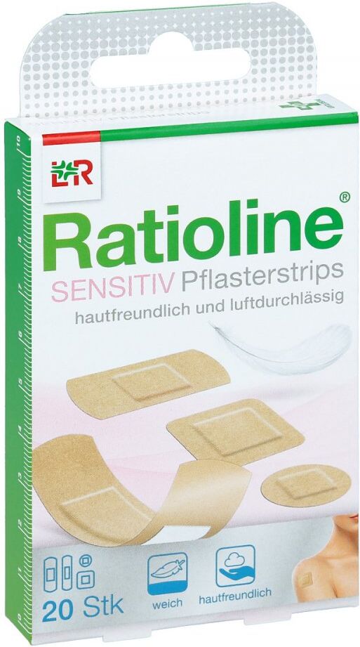 Ratioline sensitive Pflasterstrips in 4 Grössen