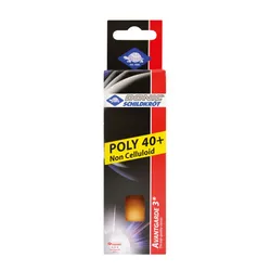608338 TT-Ball 3-Stern Avantgarde 40+ ABS orange