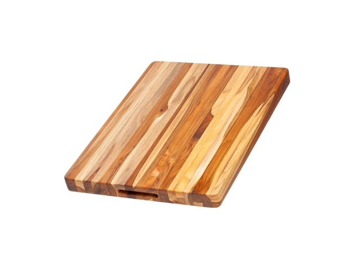 TEAKHAUS Schneidebrett Teak Haus holzfarben Teakholz massiv B 51 T 38 cm - Schneidebrett