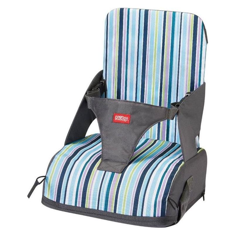 Nuby Reise-Sitzerhöhung, faltbar in Tasche, 3-Punkt-Gurt, wasserdichtes (58032312)