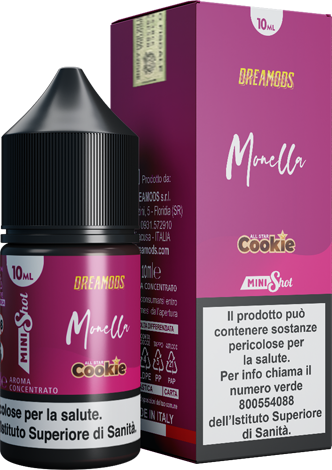 Dreamods Monella All Star Cookie Aroma Mini Shot 10ml Biscotto Crema Nocciole