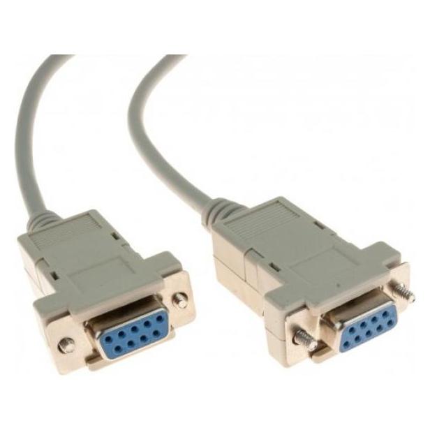 Exertis Connect Nullmodem Kabel DB9F/F 1,80 m Verlinkung von zwei PC's über DB9 seriell port (1.80 m) (EXC136006)