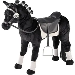 Happy People 58041 - Plüschtier - Dressurpferd mit Sound (50cm)