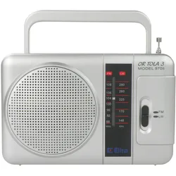 Elta Radio TOLA Silver (FM, LW), Radio, Silber