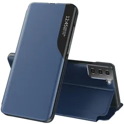 König Design Hülle Handy Schutz für Samsung Galaxy S21 Plus Case Cover Tasche Etuis Blau Neu (Samsung Galaxy S21+), Smartphone Hülle, Blau
