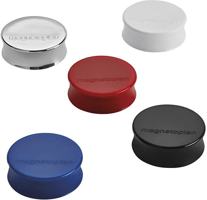 Ergo-Magnet, Ø 34 mm, VE 50 Stk, babyblau magnetoplan