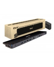 Club 3D USB Gen1 Type-C Triple Display DP1.4 Alt mode Smart PD3.0 Charging Dock with 100 Digital/Daten Digital/Display/Video (CSV-1565)
