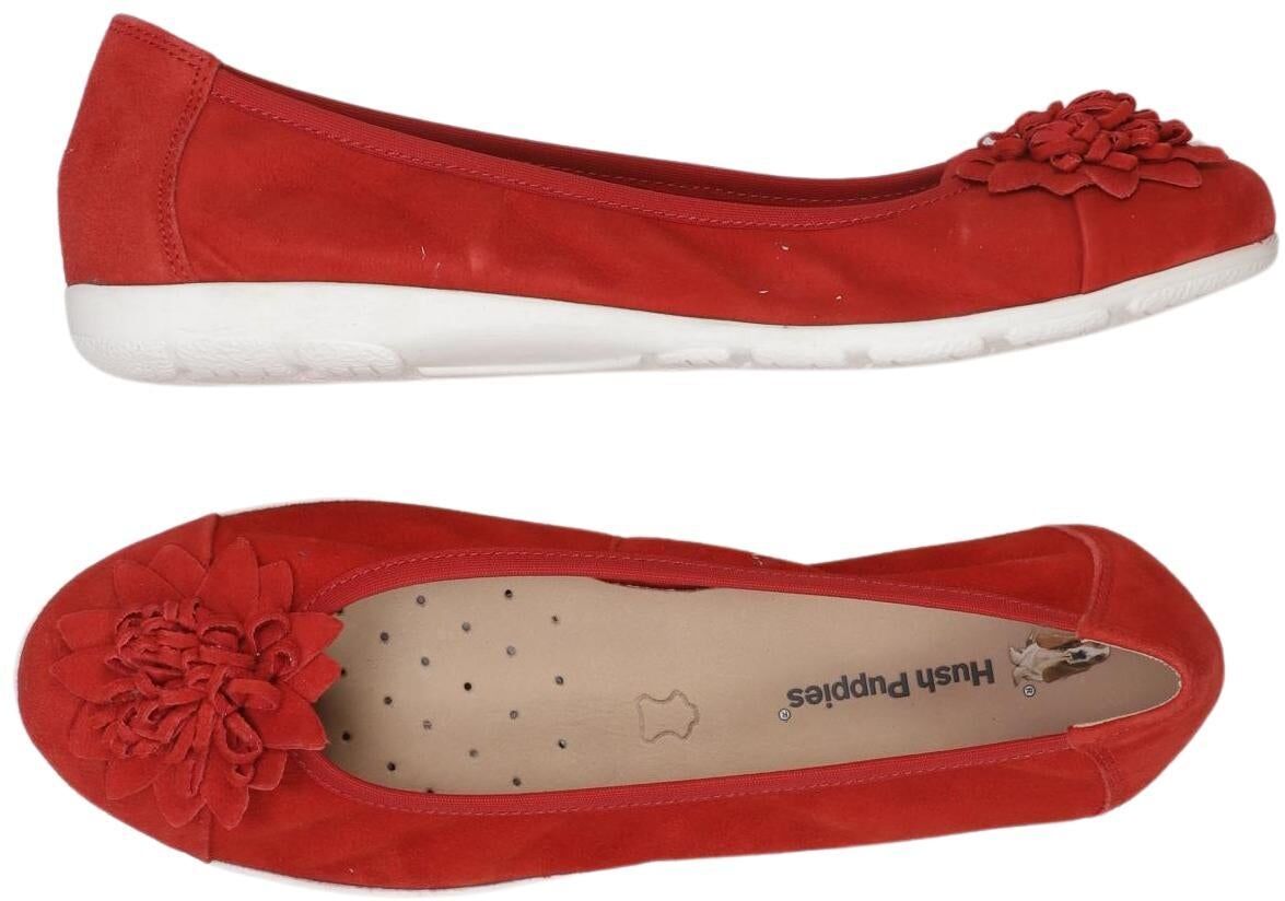 Hush Puppies Damen Ballerina, Rot, Gr. EU 37, Leder - Second Hand