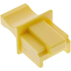 INLINE Staubschutz, für RJ45 Buchse gelb 10er Blister