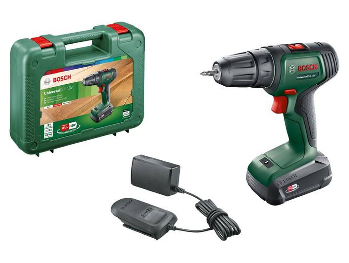 Akku-Bohrmaschine BOSCH UniversalD , grün, Bohrmaschinen, Akku-Bohrmaschine
