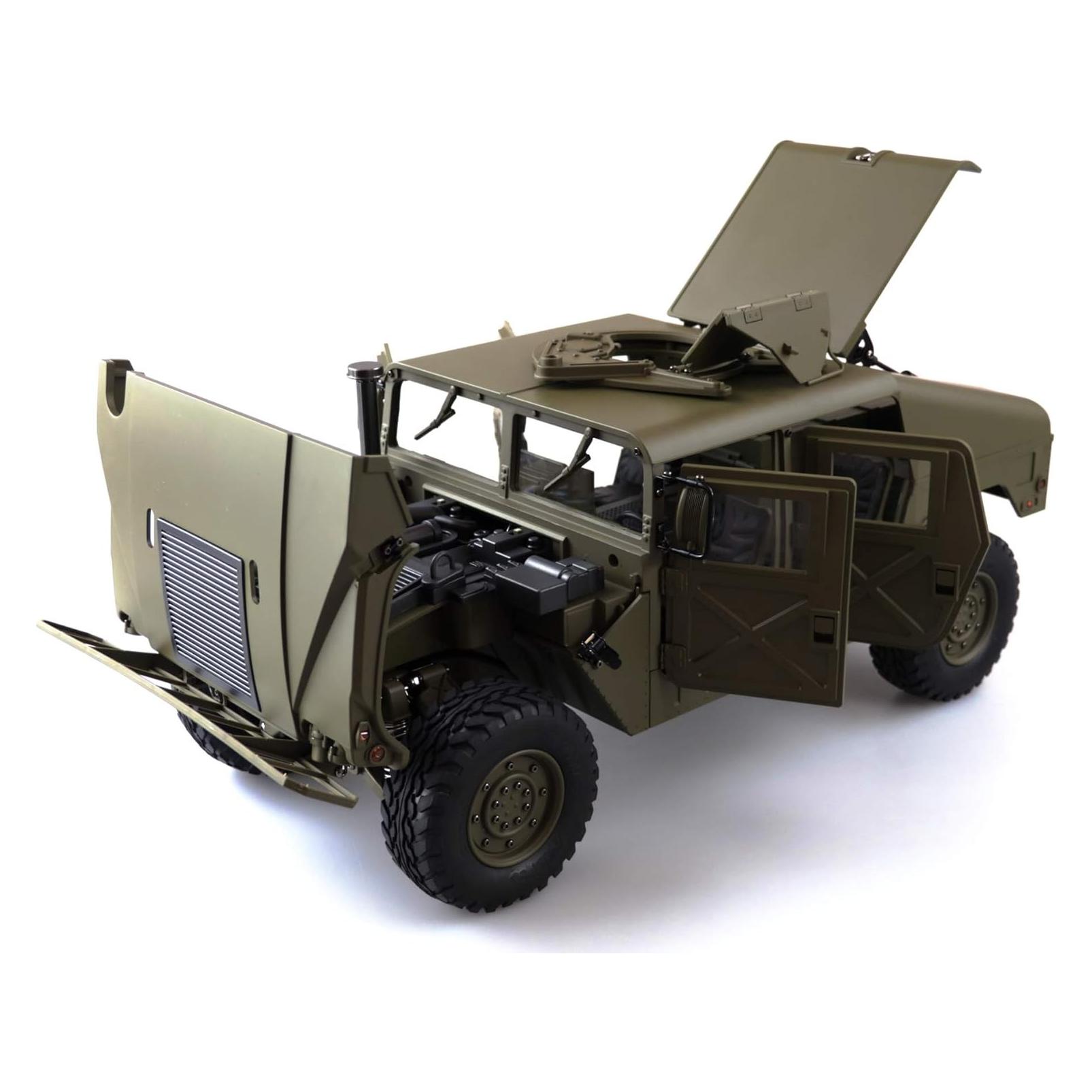 Amewi 4x4 U.S. Militär Truck 1:10 Army grün (RTR Ready-to-Run) (22417)