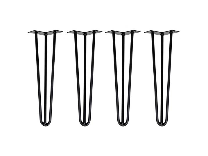 Tischbeine Hairpin 45 cm schwarz 4er Set