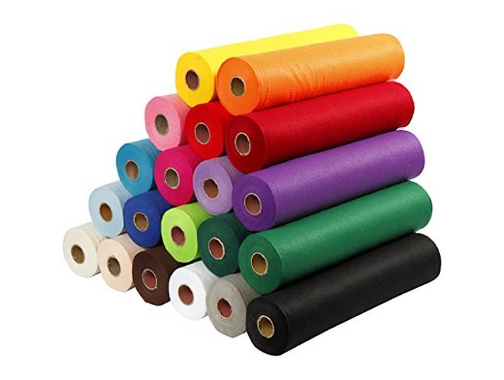 Ambachtelijke Vilt- Assortiment, B: 45 cm, 20x5 m