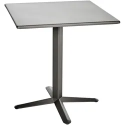 Gartenesstisch Arket aus Aluminium, modern, schwarz, 70x70 cm, für 2–4 Personen