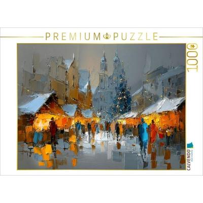 CALVENDO Puzzle Deutschland - malerischer Weihnachtsmarkt | 1000 Teile Lege-Größe 64x48cm Foto-Puzzle für glückliche Stunden, Sonstige von , Calvendo