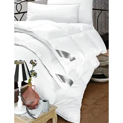 Ganzjahresbett 1. CLASS warm (BL 155x220 cm) - weiß - BL 155x220 cm