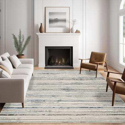 Maxax Modern Minimalist Striped Area Rug