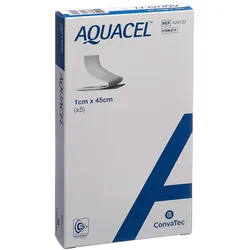 Aquacel, Verbandsmaterial, Hydrofiber Tamponaden 1x45cm starke Fasern