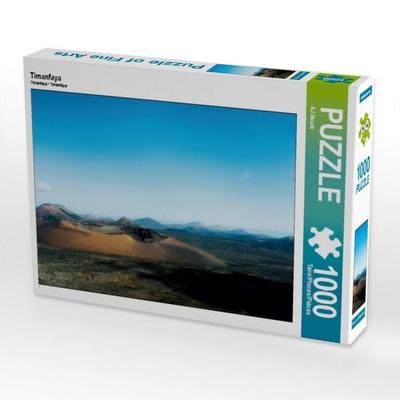 CALVENDO Puzzle Timanfaya 1000 Teile Puzzle quer | 1000 Teile Lege-Größe 64 × 48 cm Foto-Puzzle für glückliche Stunden